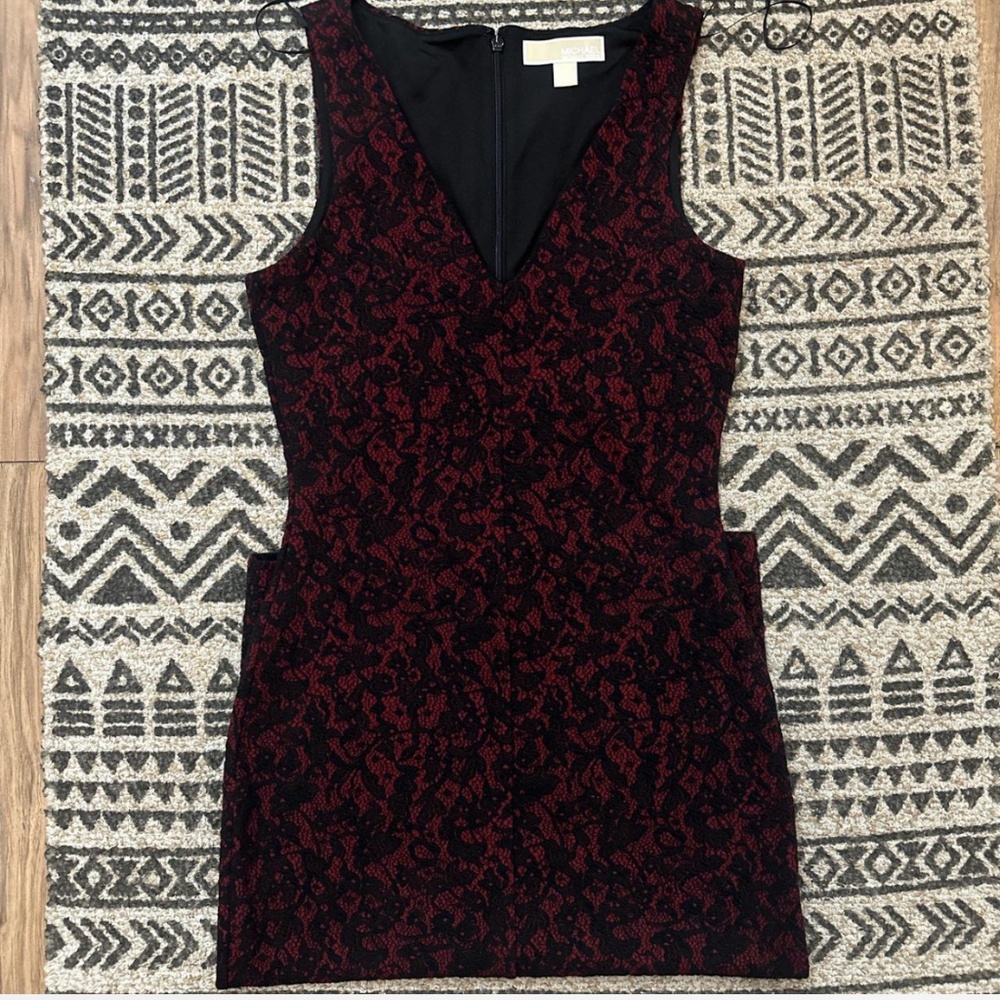 Michael by Michael Kors black and red dress, 4